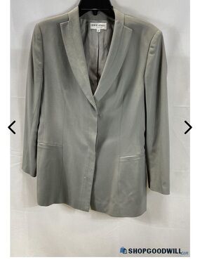 Giorgio Armani Le Collezioni Gray Virgin Wool Blazer Jacket 8